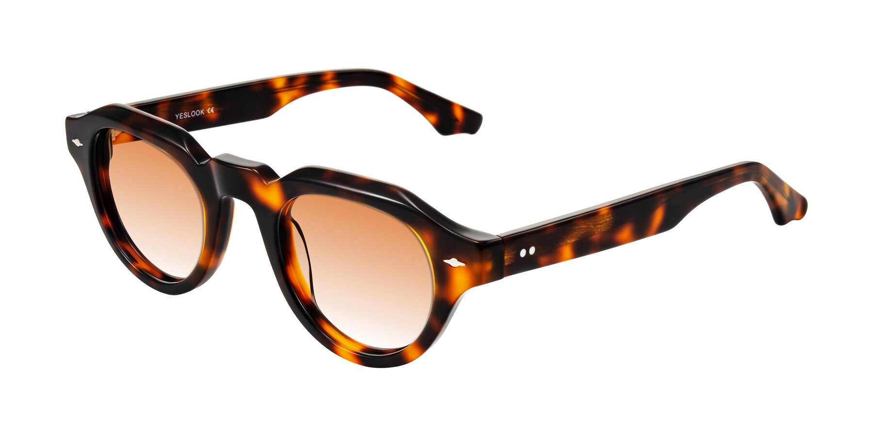 Angle of Ascend in Tortoise with Orange Gradient Lenses
