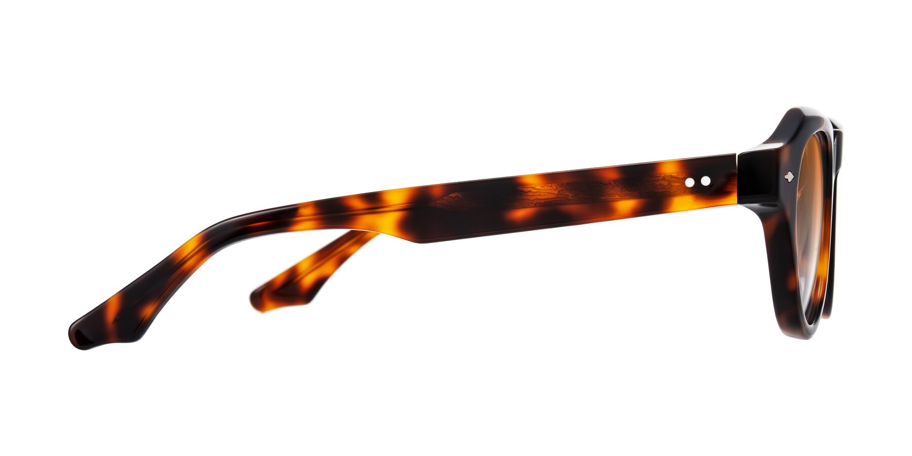 Side of Ascend in Tortoise with Orange Gradient Lenses