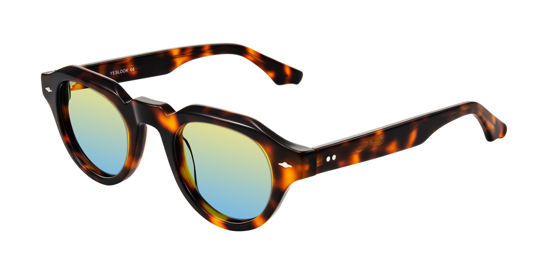 Angle of Ascend in Tortoise with Yellow / Blue Gradient Lenses