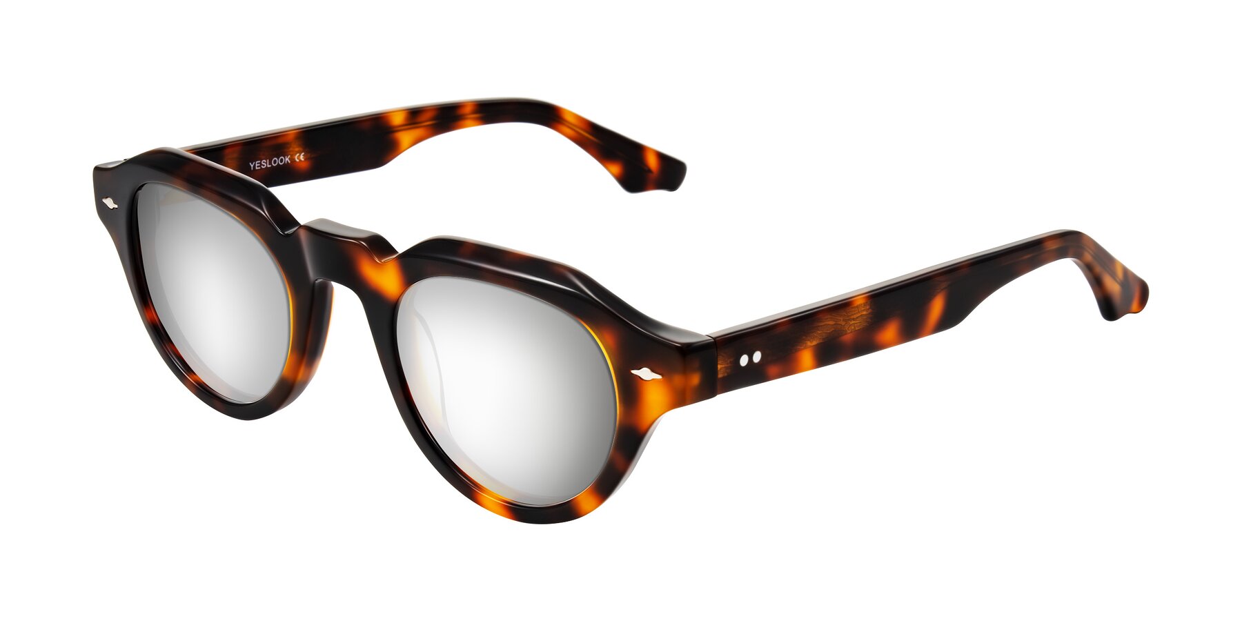 Angle of Ascend in Tortoise with Silver Mirrored Lenses