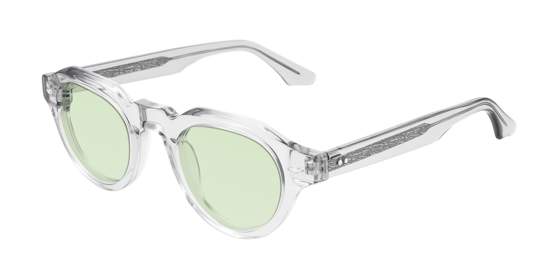 Angle of Ascend in Transparent Gray with Light Green Tinted Lenses