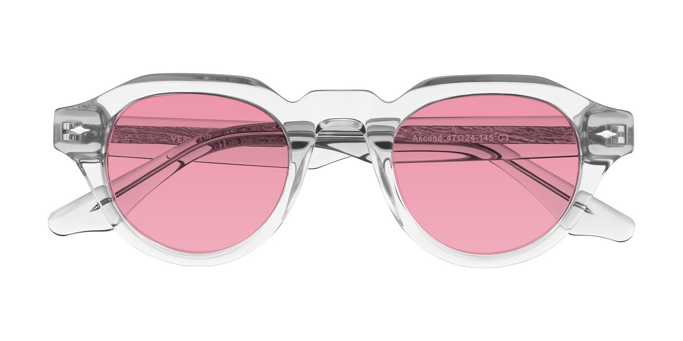 Ascend - Transparent Gray Tinted Sunglasses