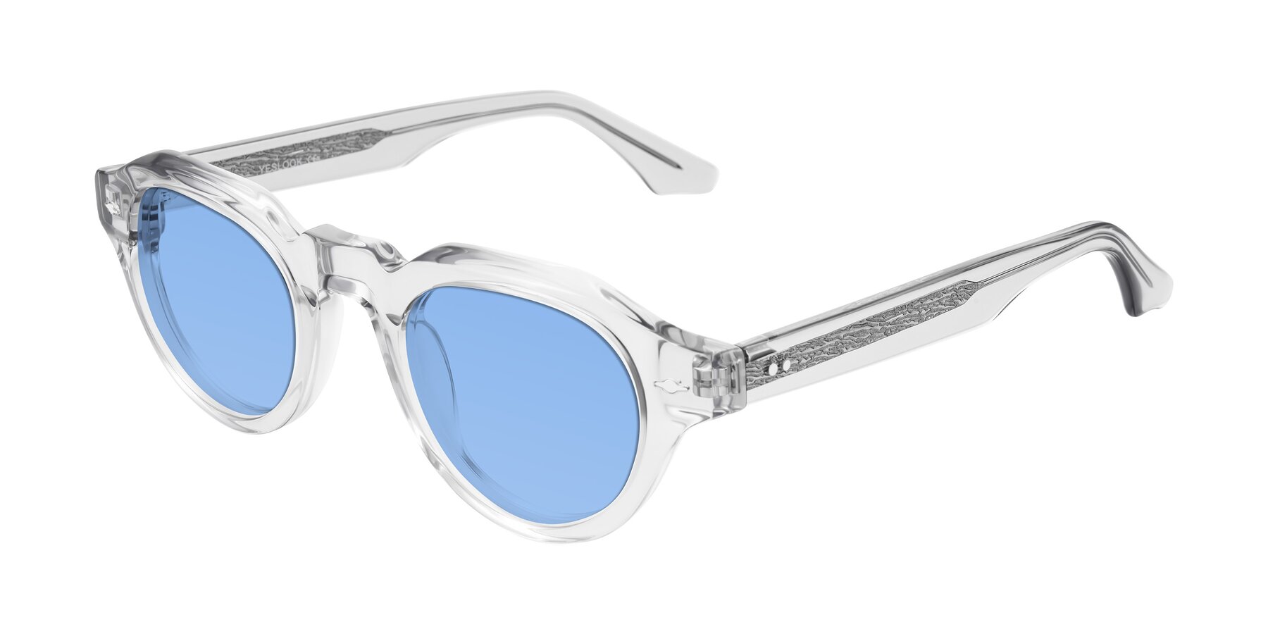 Angle of Ascend in Transparent Gray with Medium Blue Tinted Lenses