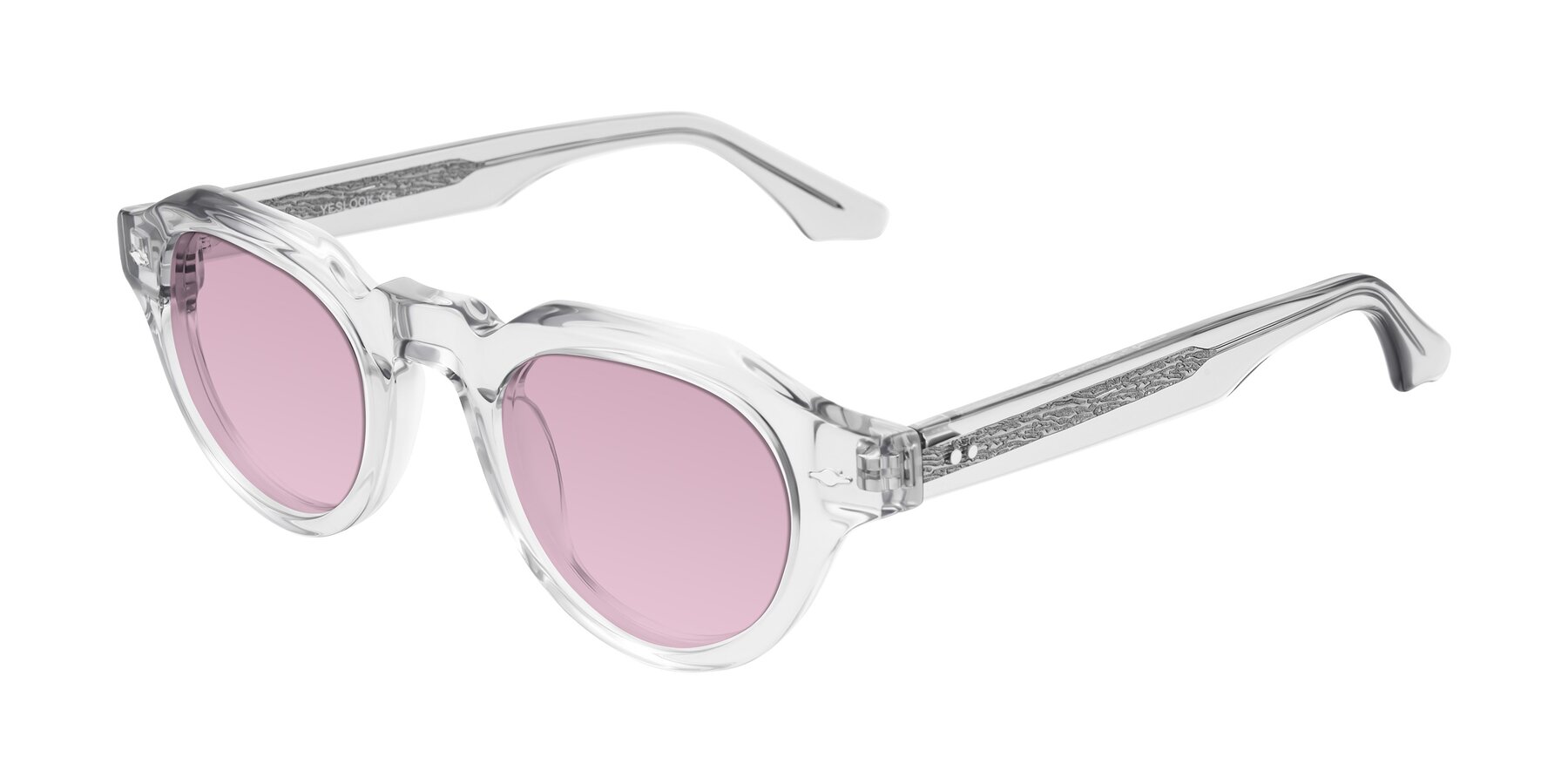 Angle of Ascend in Transparent Gray with Light Wine Tinted Lenses