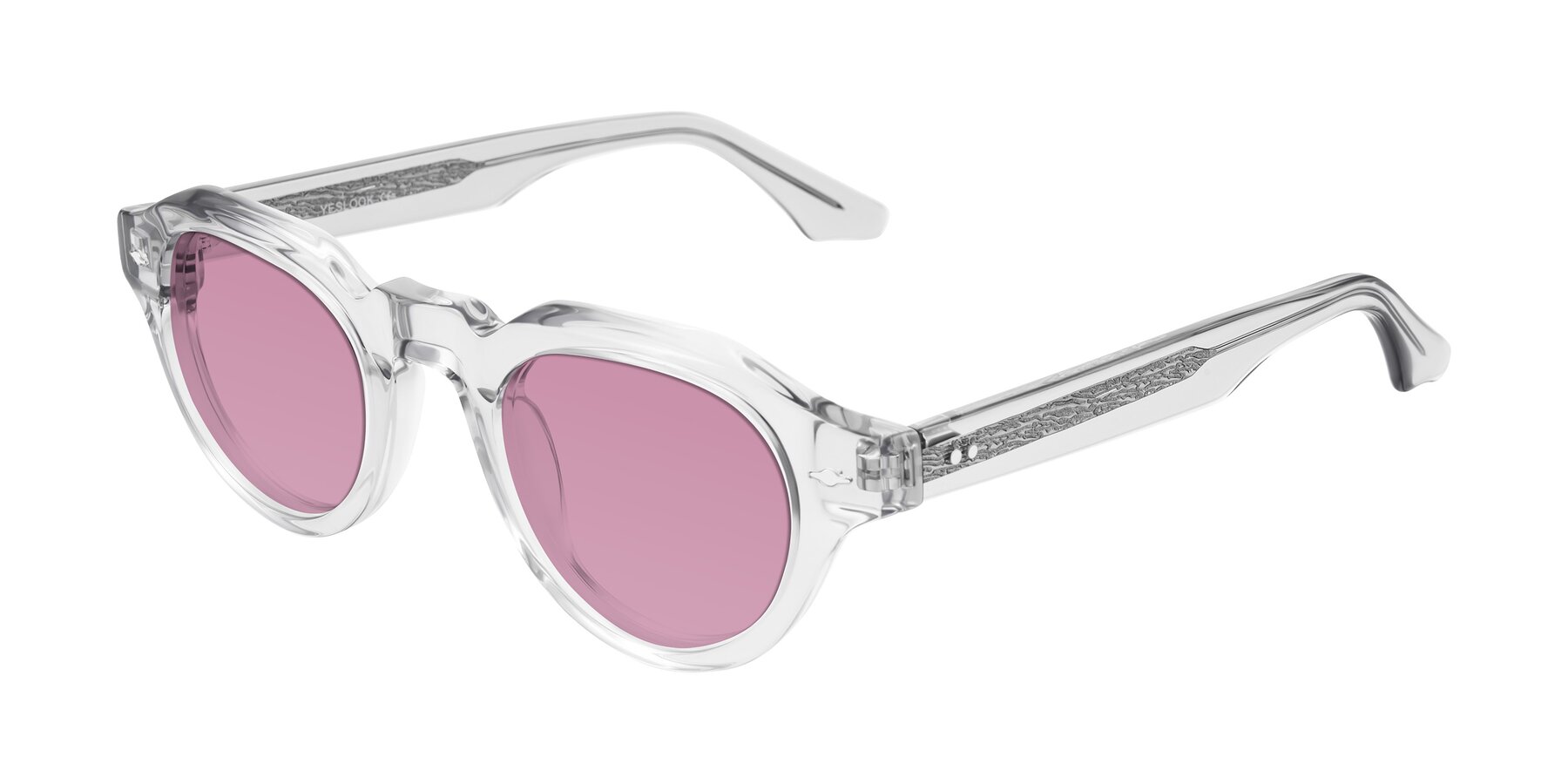 Angle of Ascend in Transparent Gray with Medium Wine Tinted Lenses