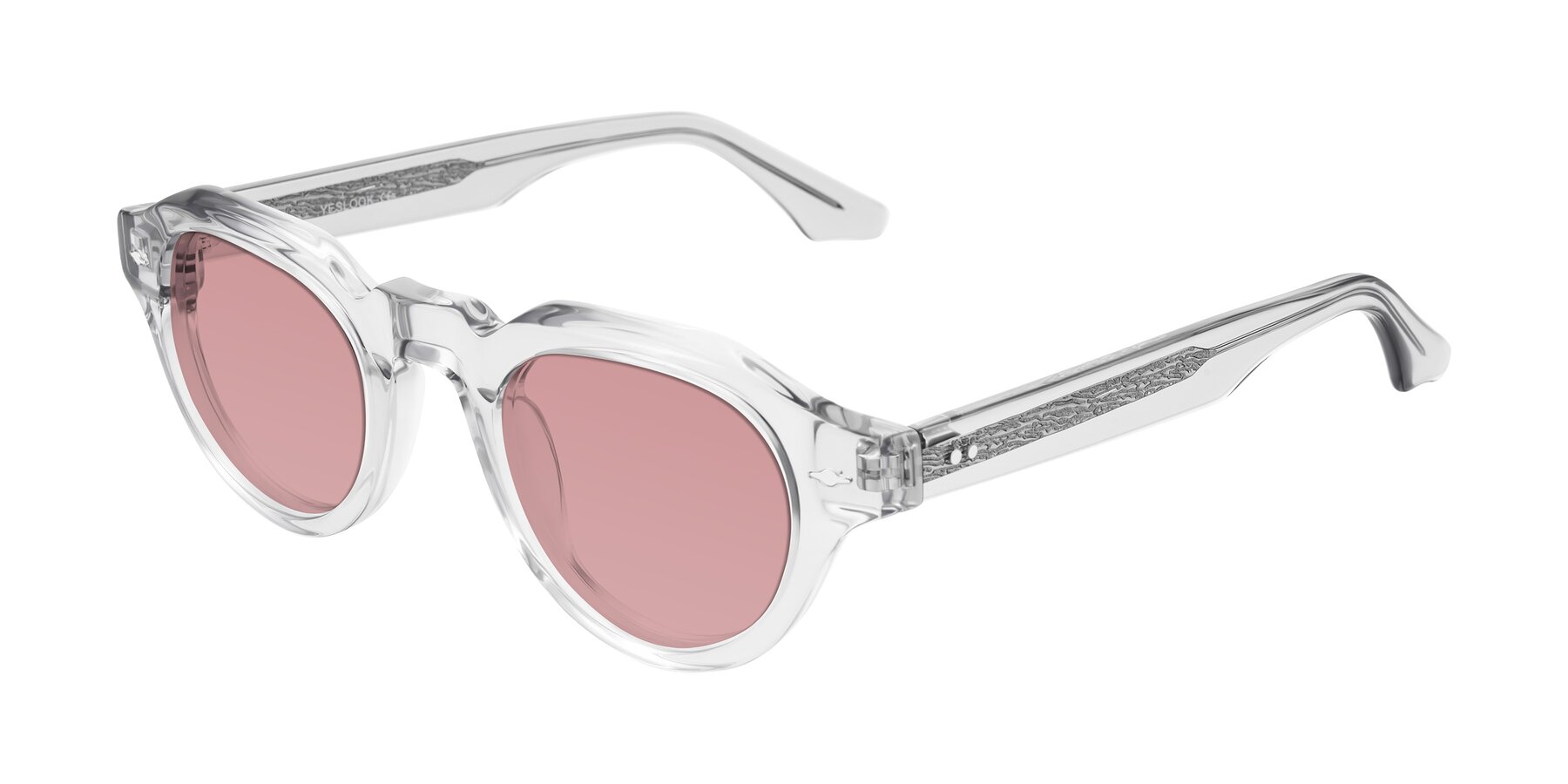 Angle of Ascend in Transparent Gray with Medium Garnet Tinted Lenses