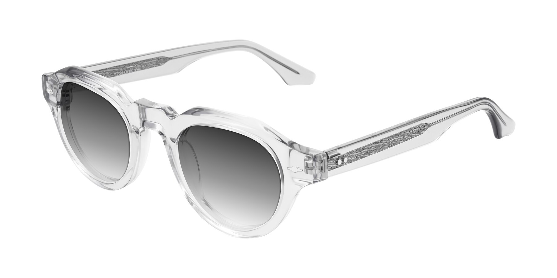 Angle of Ascend in Transparent Gray with Gray Gradient Lenses