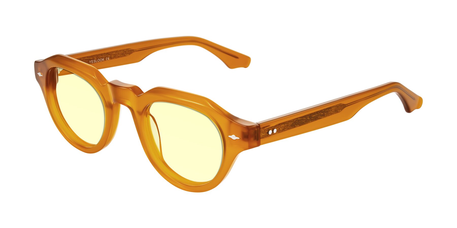 Angle of Ascend in Caramel with Light Yellow Tinted Lenses