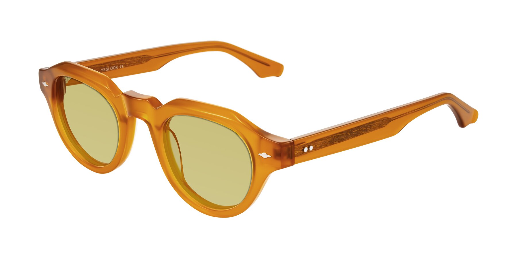 Angle of Ascend in Caramel with Medium Champagne Tinted Lenses