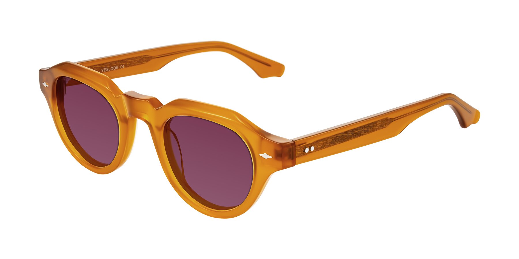 Angle of Ascend in Caramel with Wine Tinted Lenses