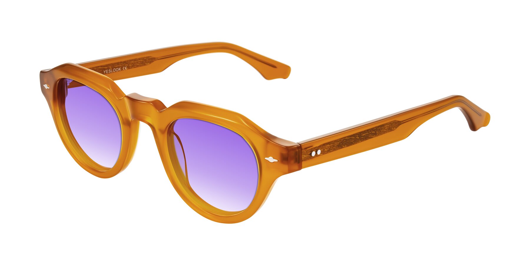 Angle of Ascend in Caramel with Purple Gradient Lenses