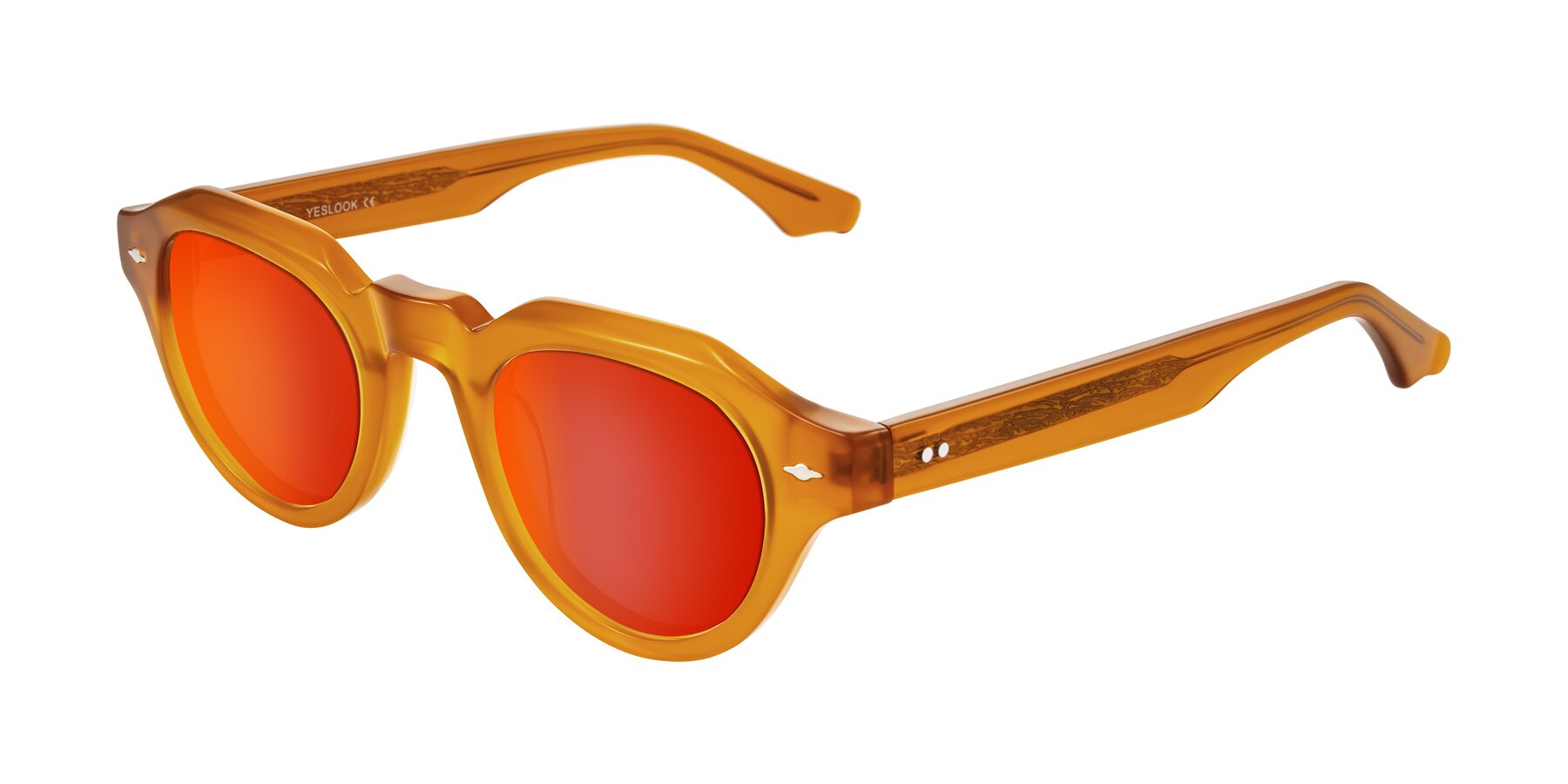 Angle of Ascend in Caramel with Red Gold Mirrored Lenses