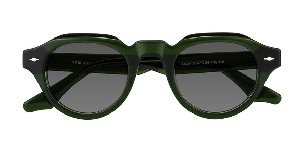 Front of Ascend in Dark Jade Green