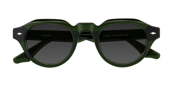 Front of Ascend in Dark Jade Green