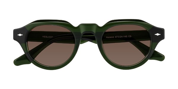 Front of Ascend in Dark Jade Green