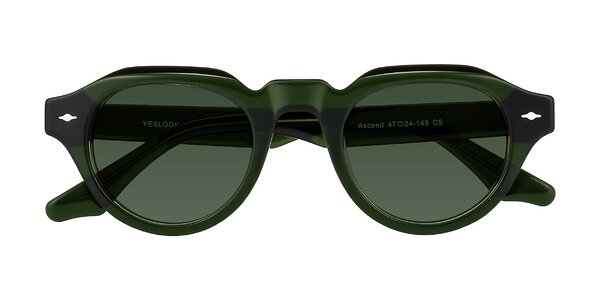 Front of Ascend in Dark Jade Green