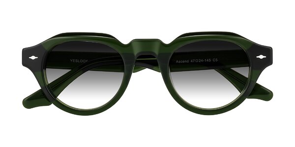 Front of Ascend in Dark Jade Green
