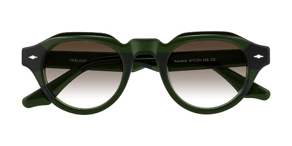 Front of Ascend in Dark Jade Green