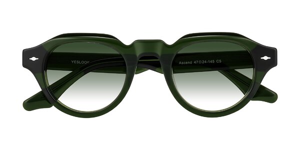 Front of Ascend in Dark Jade Green