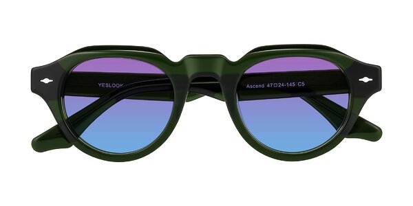Front of Ascend in Dark Jade Green