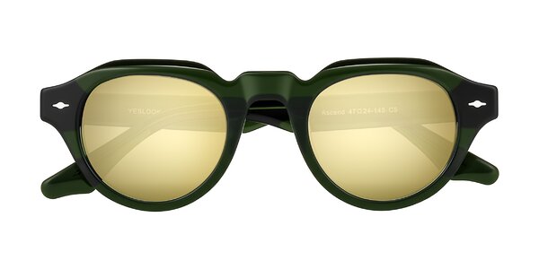 Front of Ascend in Dark Jade Green