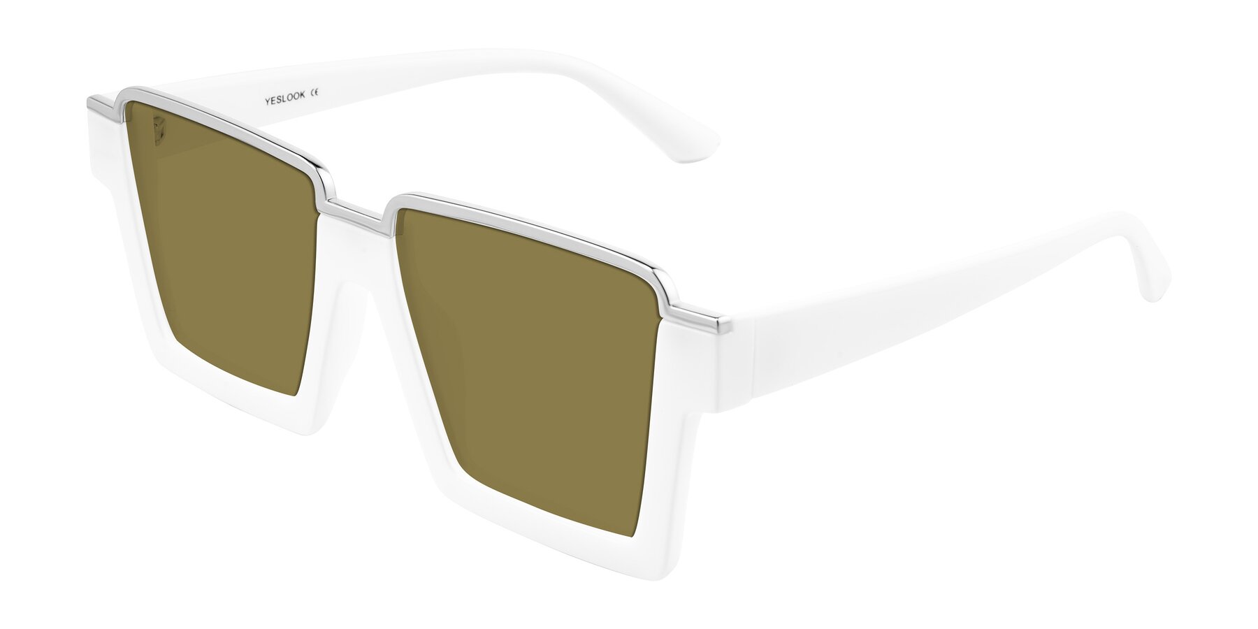 Angle of Reyes in White with Brown Polarized Lenses