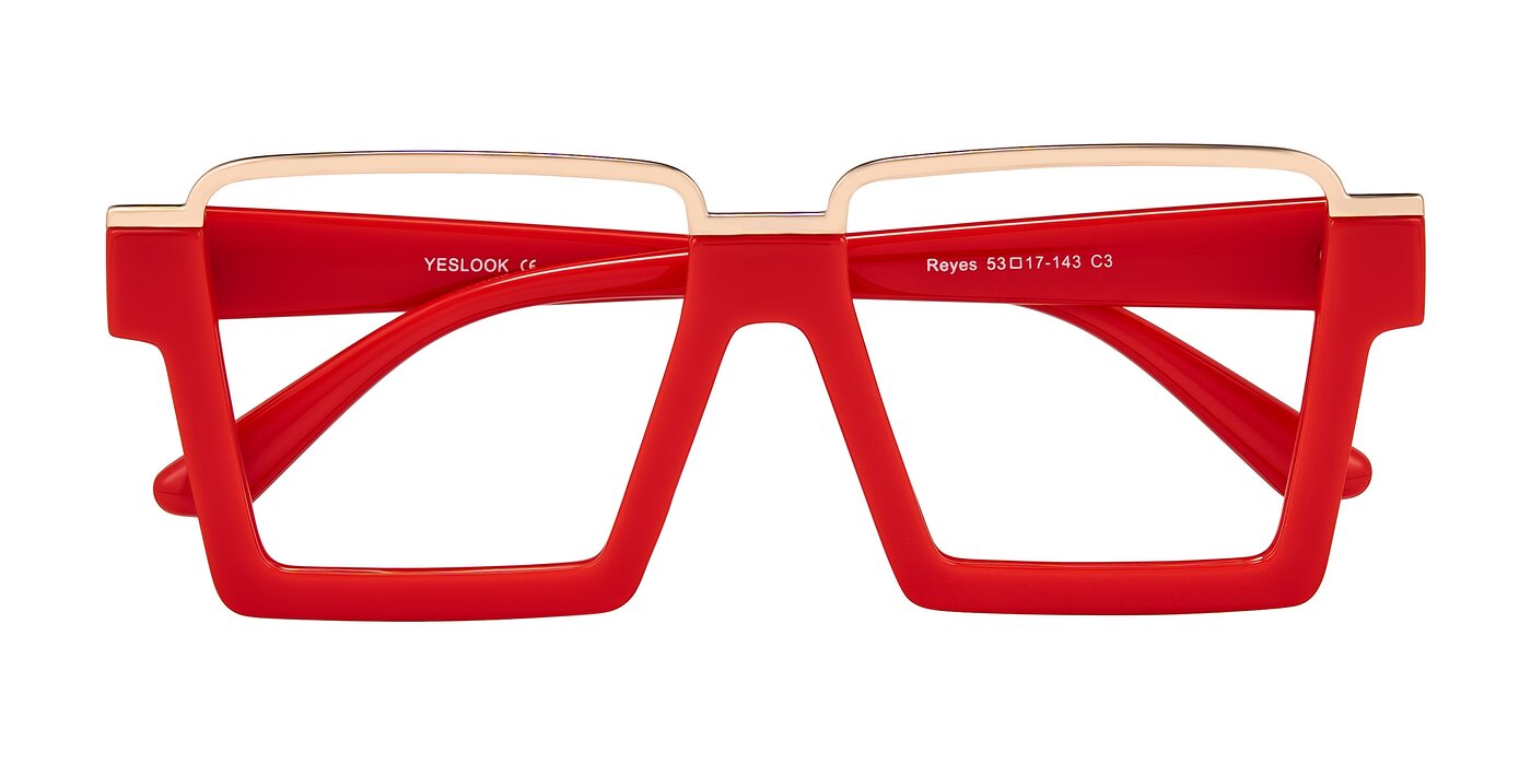 Reyes - Red Eyeglasses