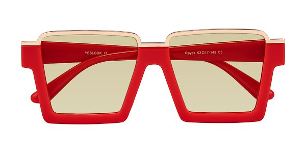 Front of Reyes in Red