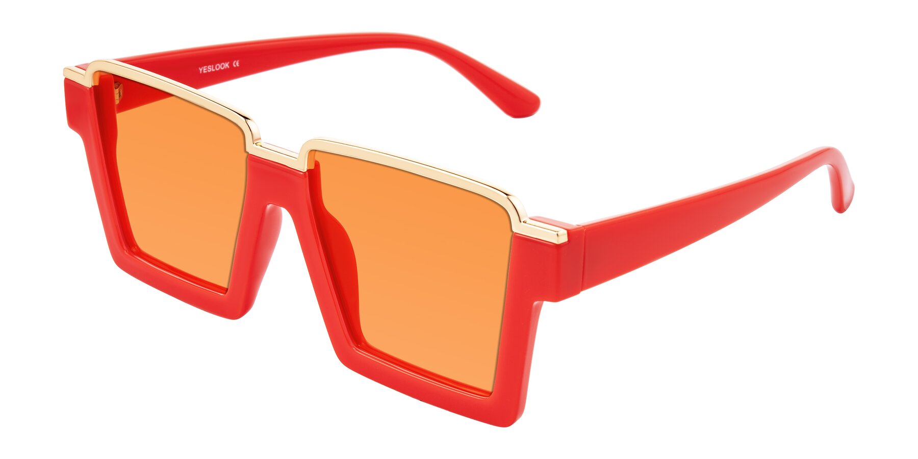 Angle of Reyes in Red with Orange Tinted Lenses