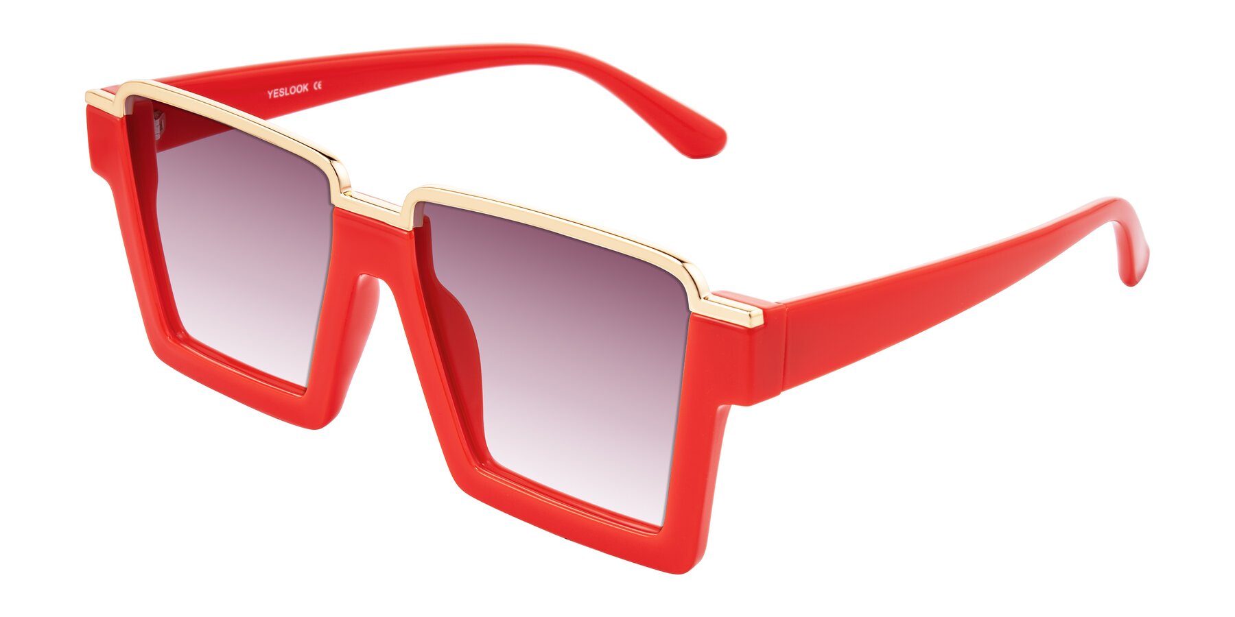 Angle of Reyes in Red with Wine Gradient Lenses