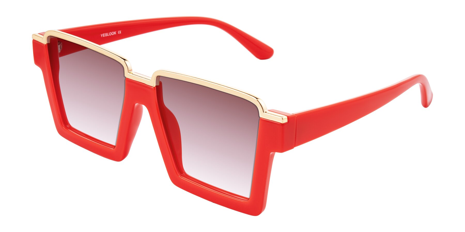 Angle of Reyes in Red with Garnet Gradient Lenses