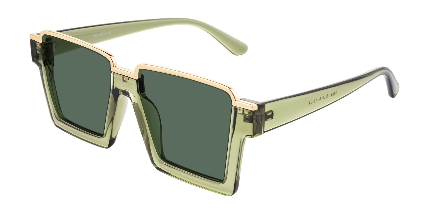 Angle of Reyes in Green with Green Polarized Lenses