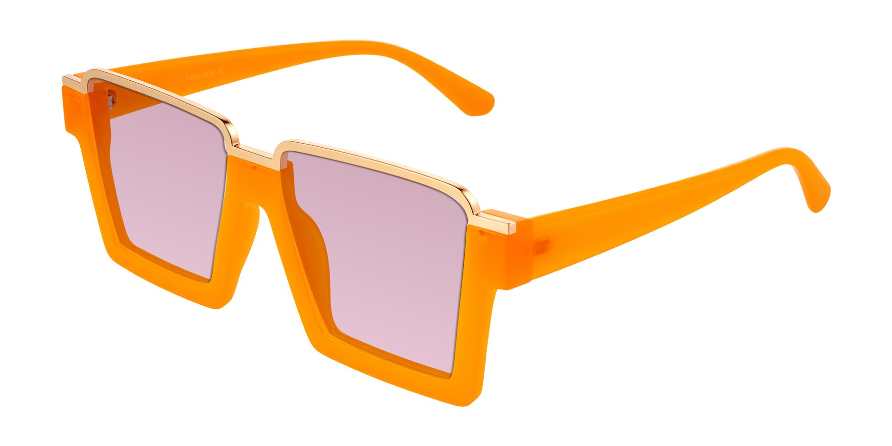 Angle of Reyes in Orange with Light Wine Tinted Lenses