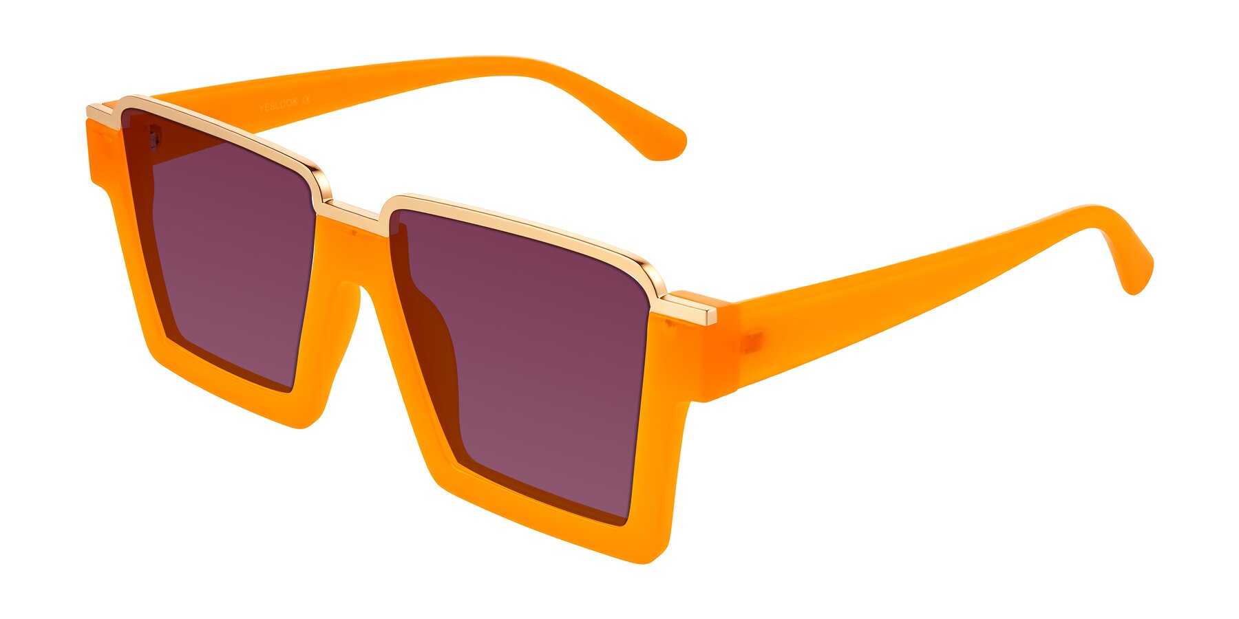 Angle of Reyes in Orange with Wine Tinted Lenses