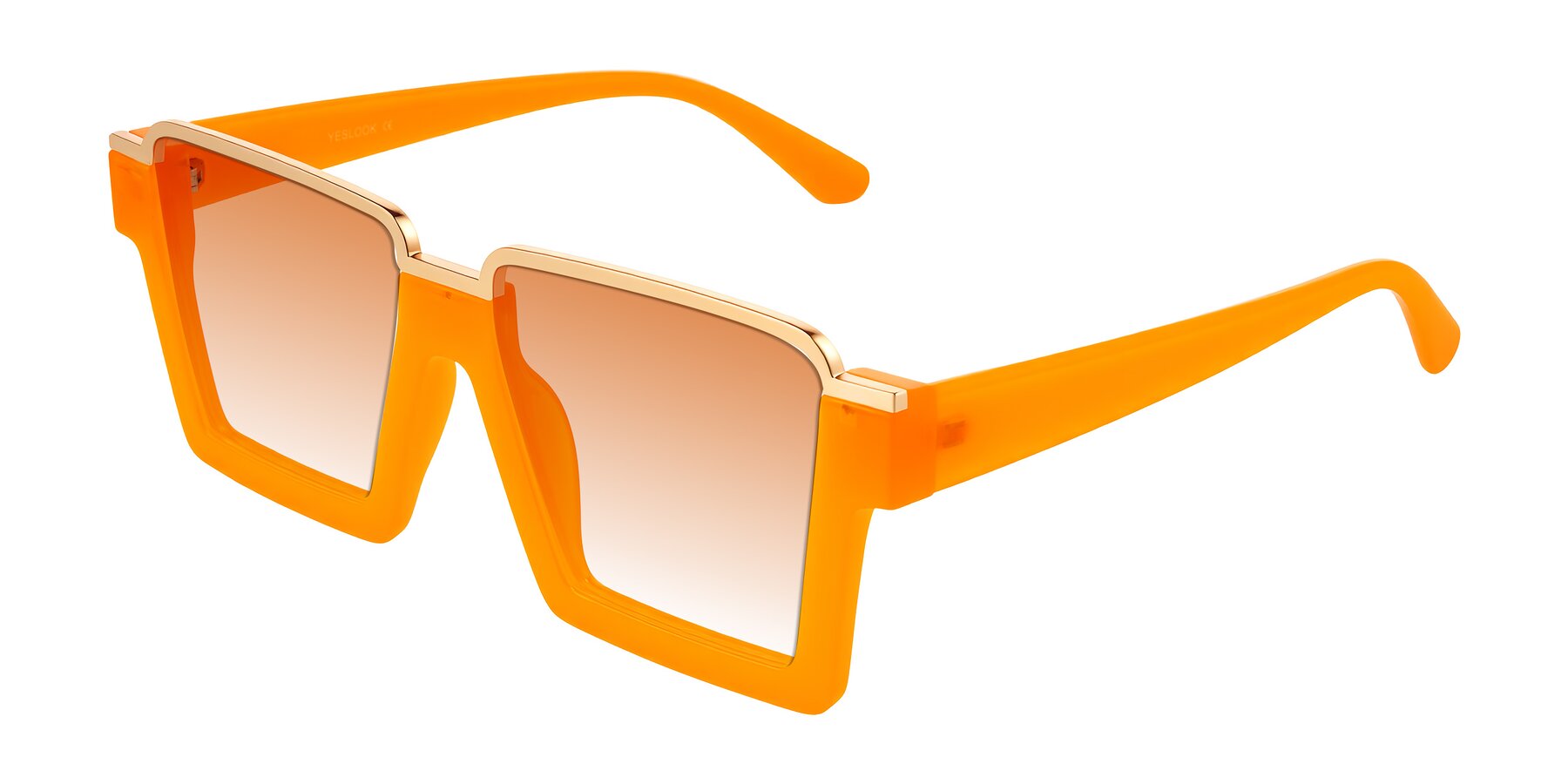Angle of Reyes in Orange with Orange Gradient Lenses