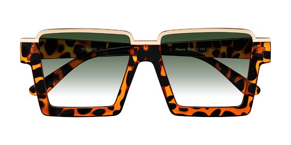 Front of Reyes in Leopard-Print