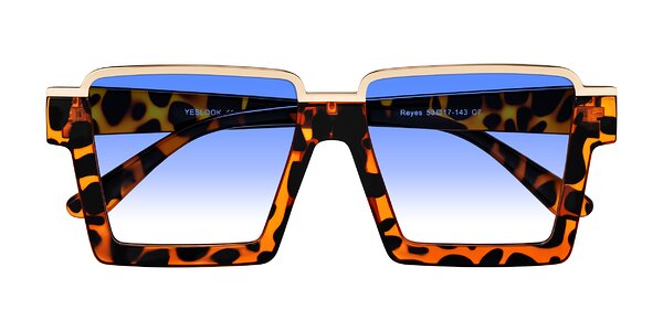 Front of Reyes in Leopard-Print