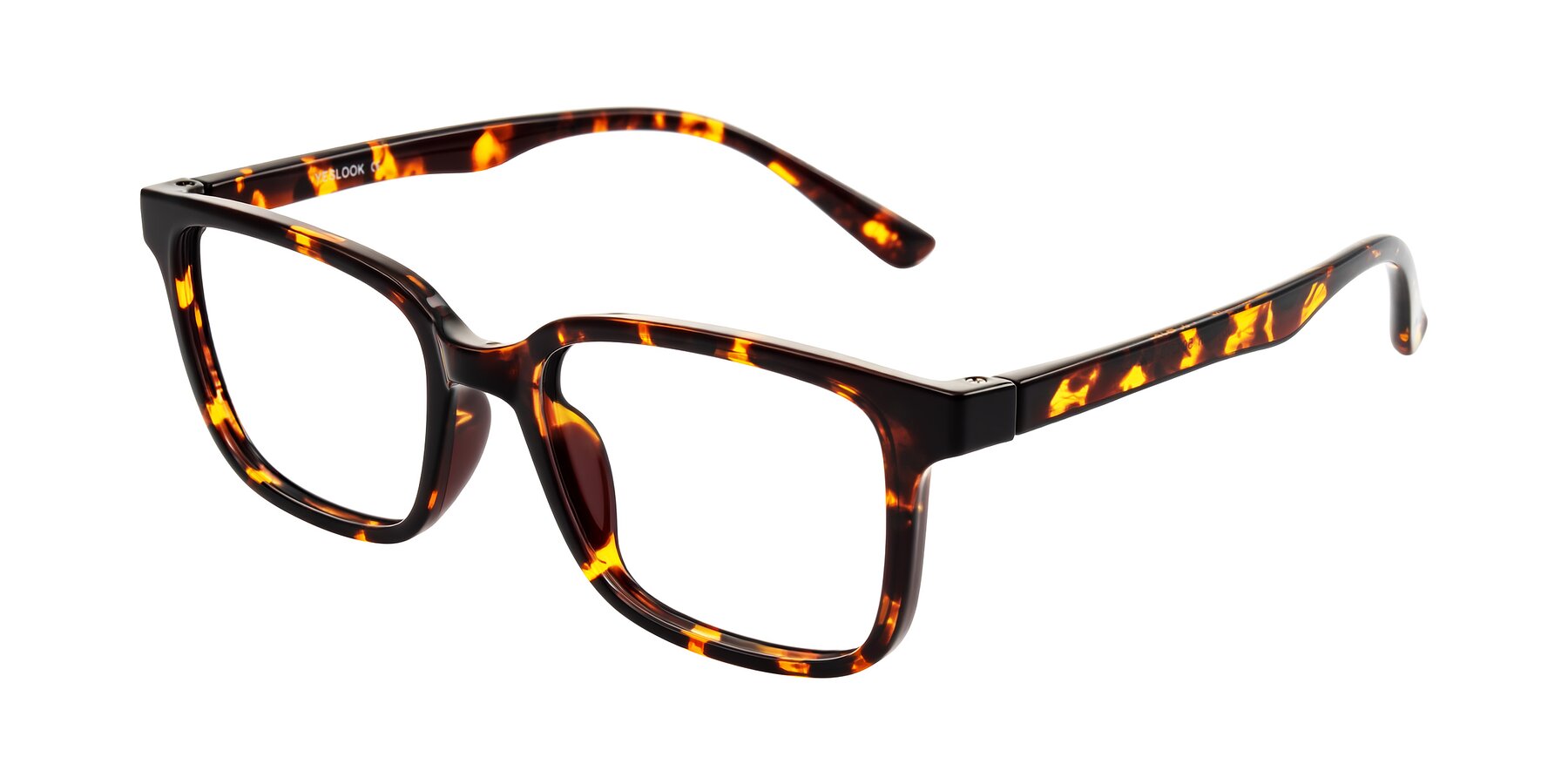 Angle of Joynton in Tortoise with Clear Eyeglass Lenses