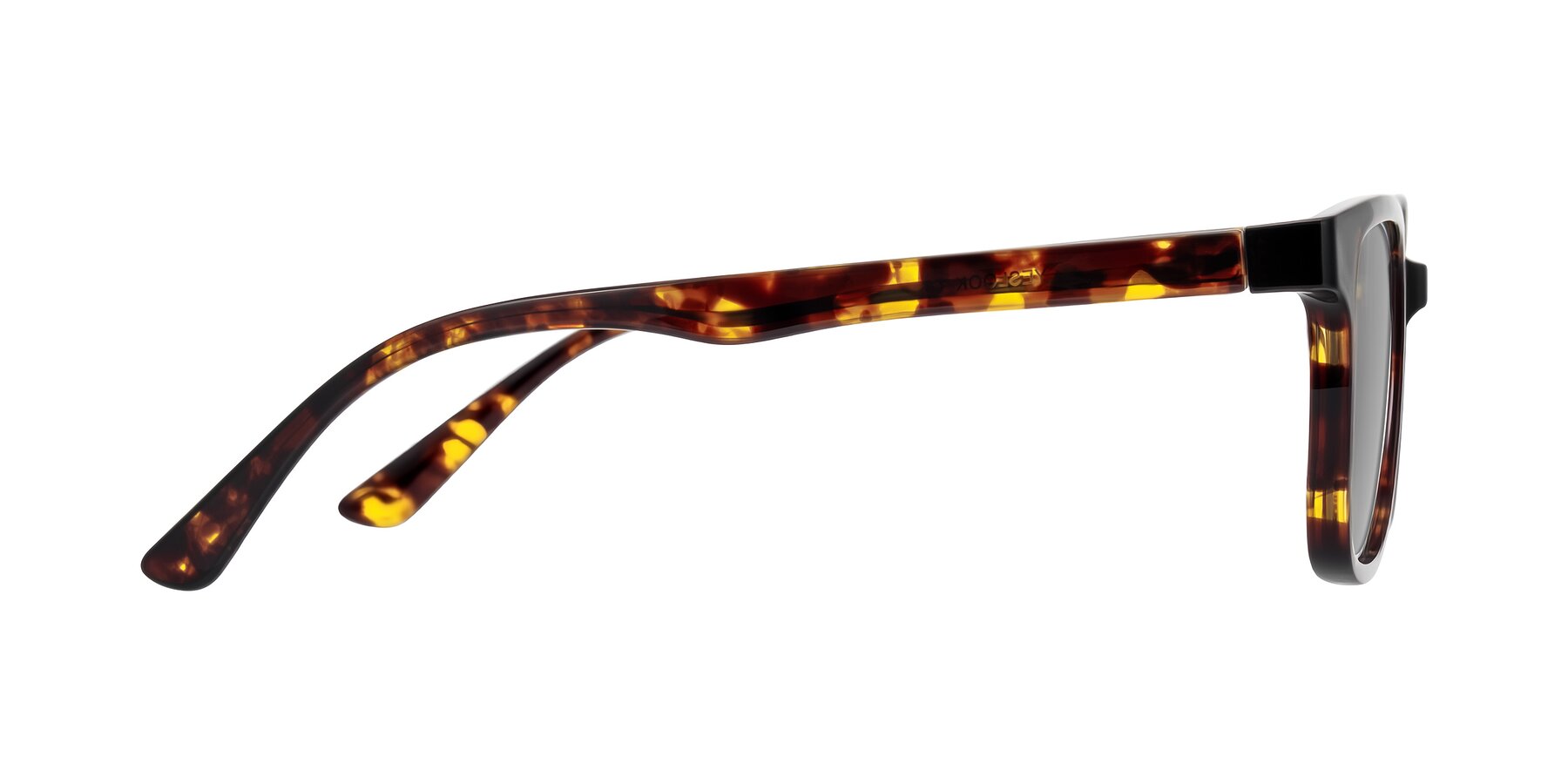 Side of Joynton in Tortoise with Light Gray Tinted Lenses