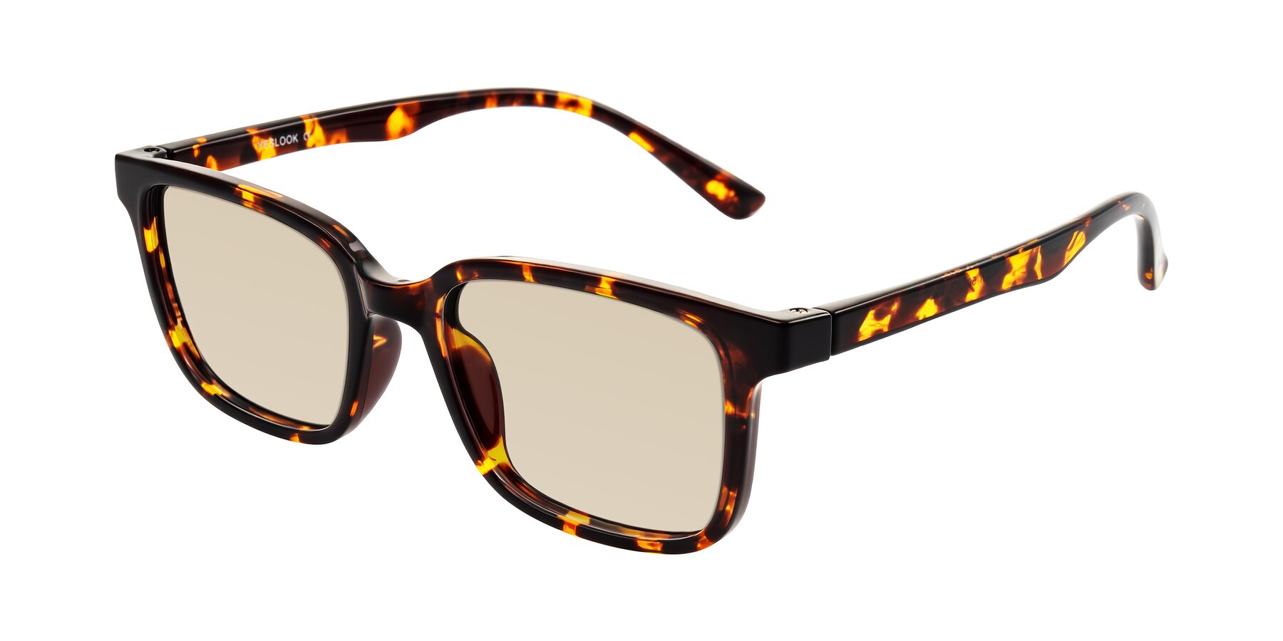 Angle of Joynton in Tortoise with Light Brown Tinted Lenses