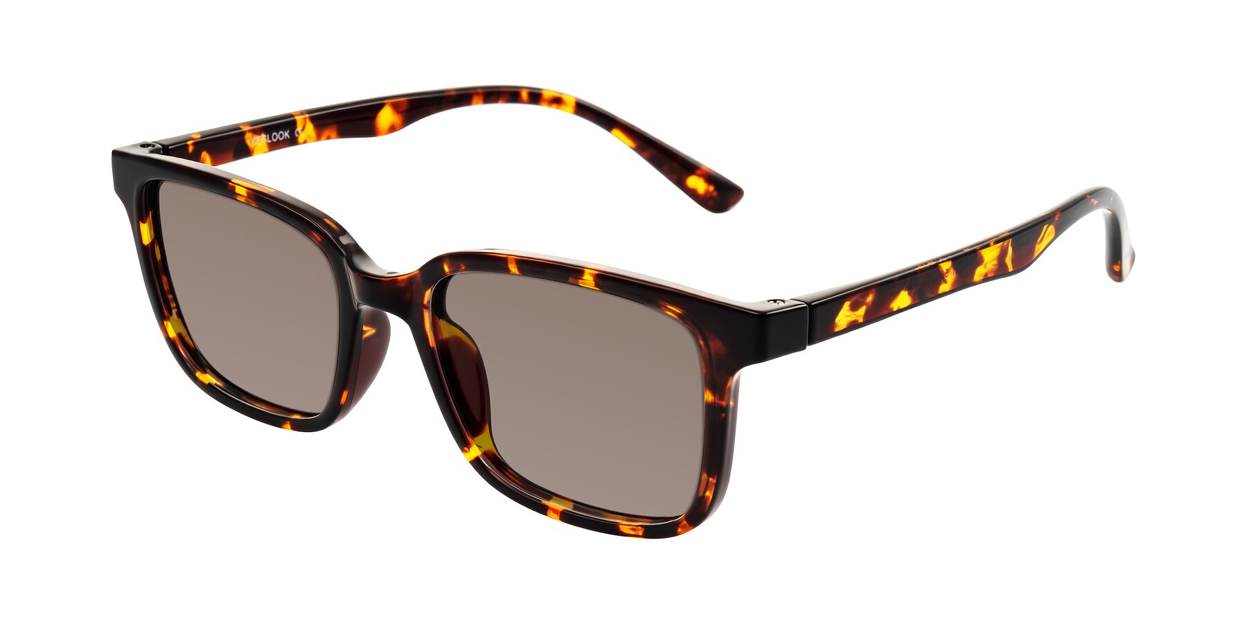 Angle of Joynton in Tortoise with Medium Brown Tinted Lenses