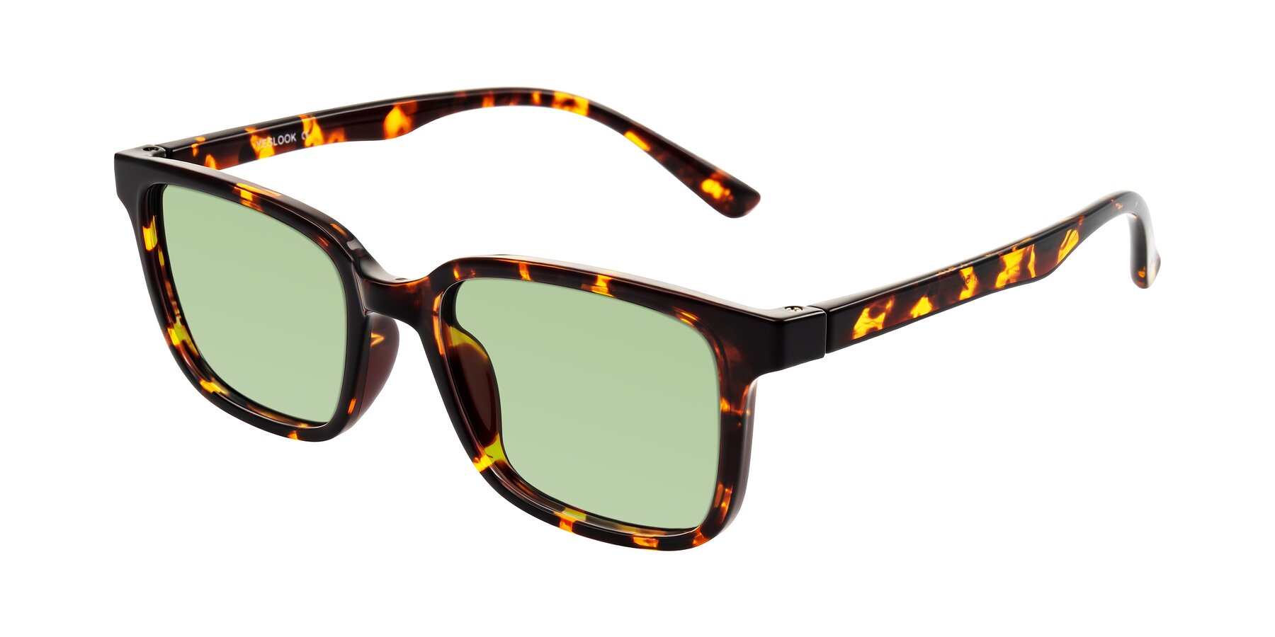 Angle of Joynton in Tortoise with Medium Green Tinted Lenses