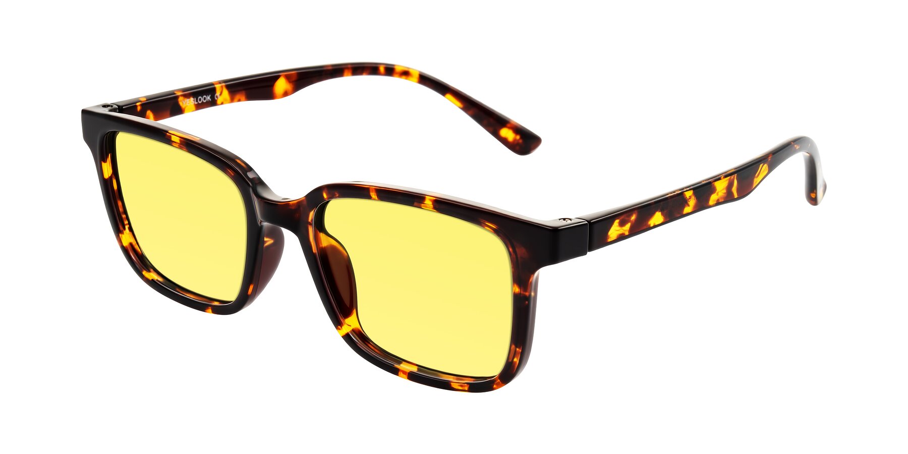 Angle of Joynton in Tortoise with Medium Yellow Tinted Lenses