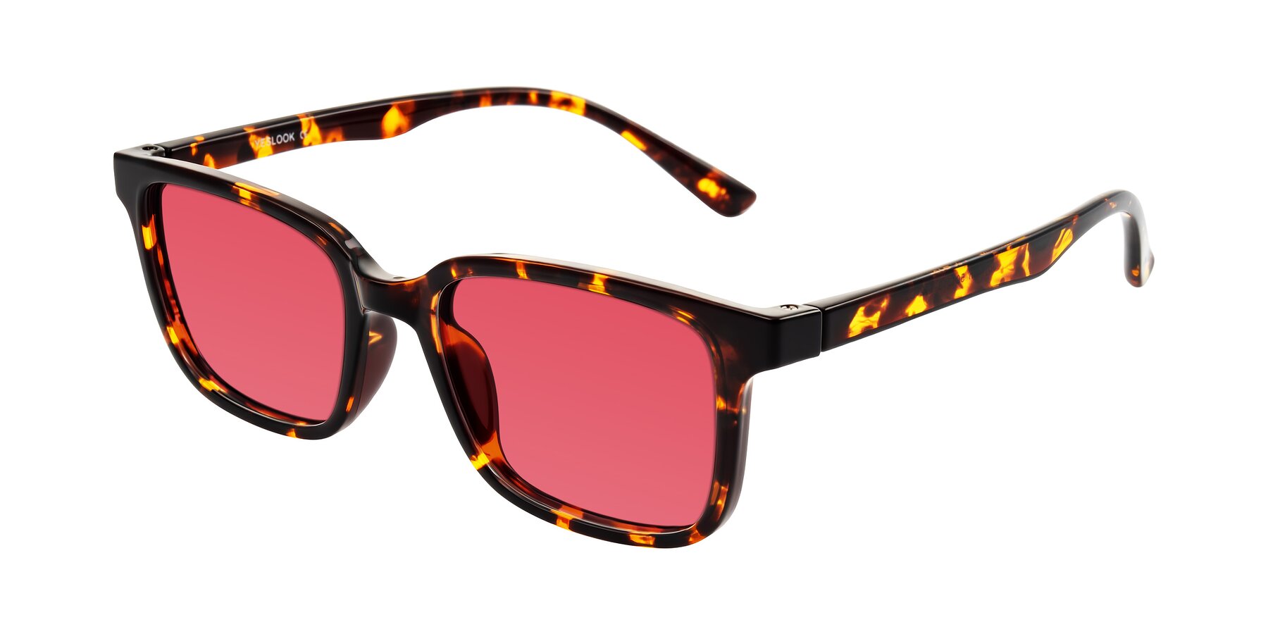 Angle of Joynton in Tortoise with Red Tinted Lenses
