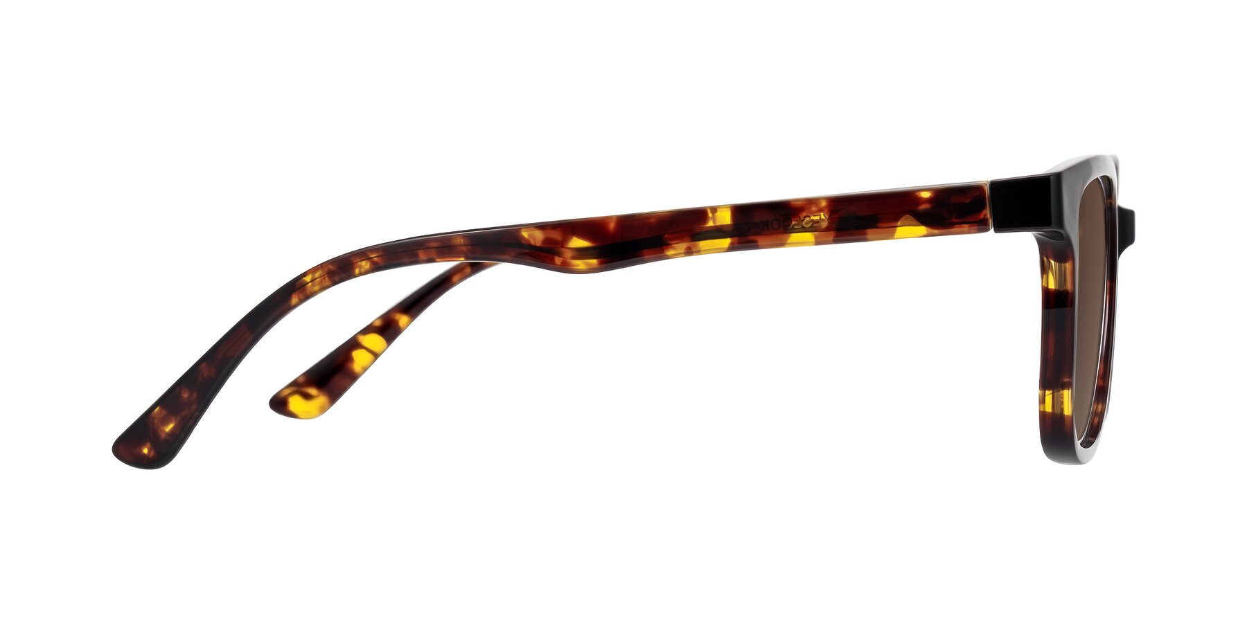 Side of Joynton in Tortoise with Brown Tinted Lenses