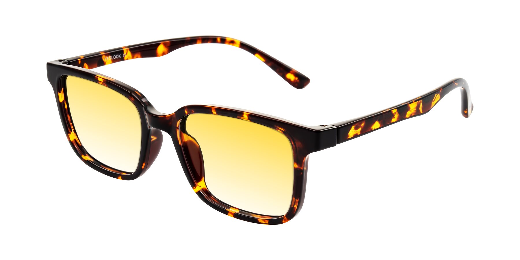 Angle of Joynton in Tortoise with Yellow Gradient Lenses