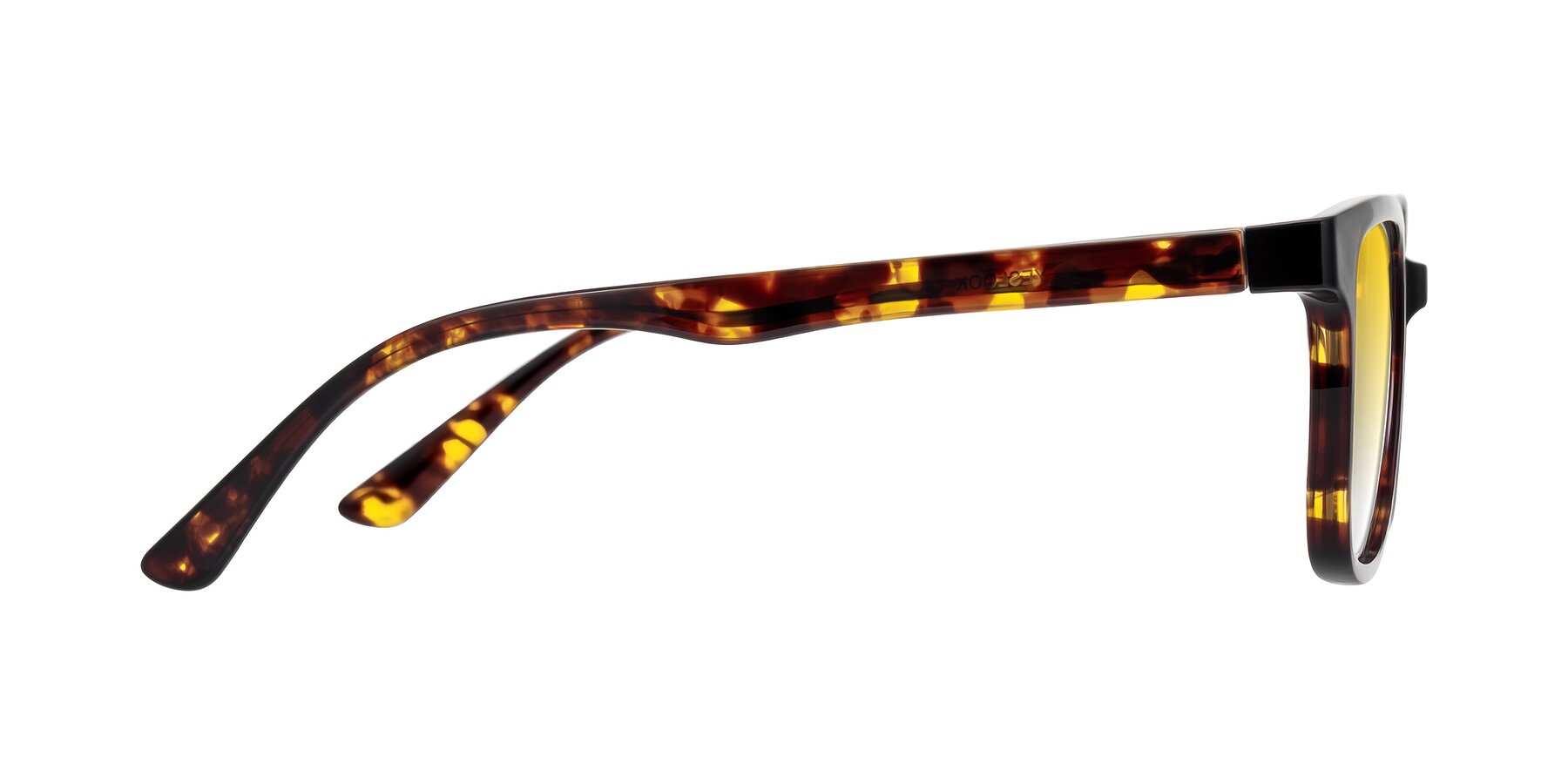 Side of Joynton in Tortoise with Yellow Gradient Lenses