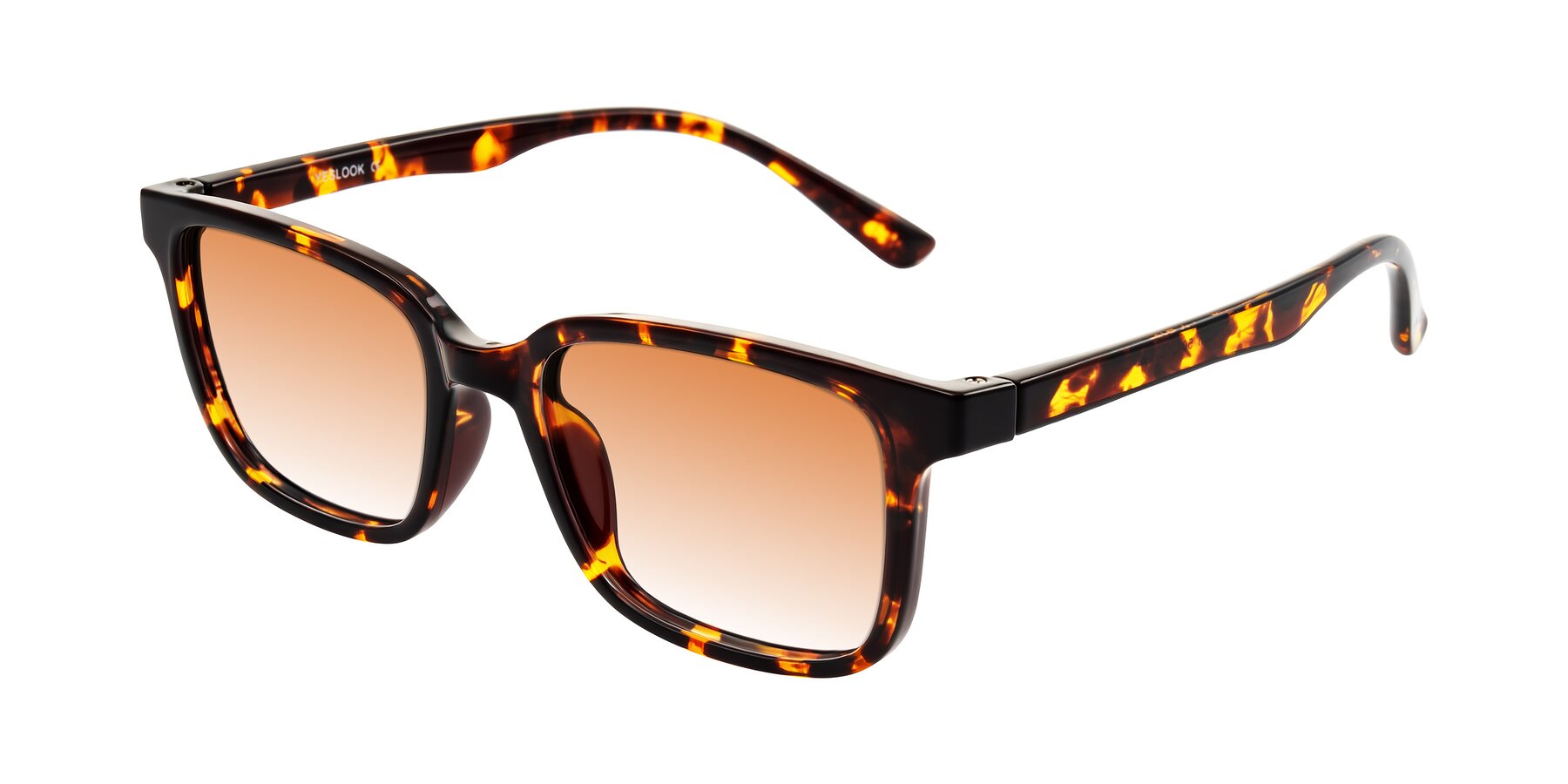 Angle of Joynton in Tortoise with Orange Gradient Lenses