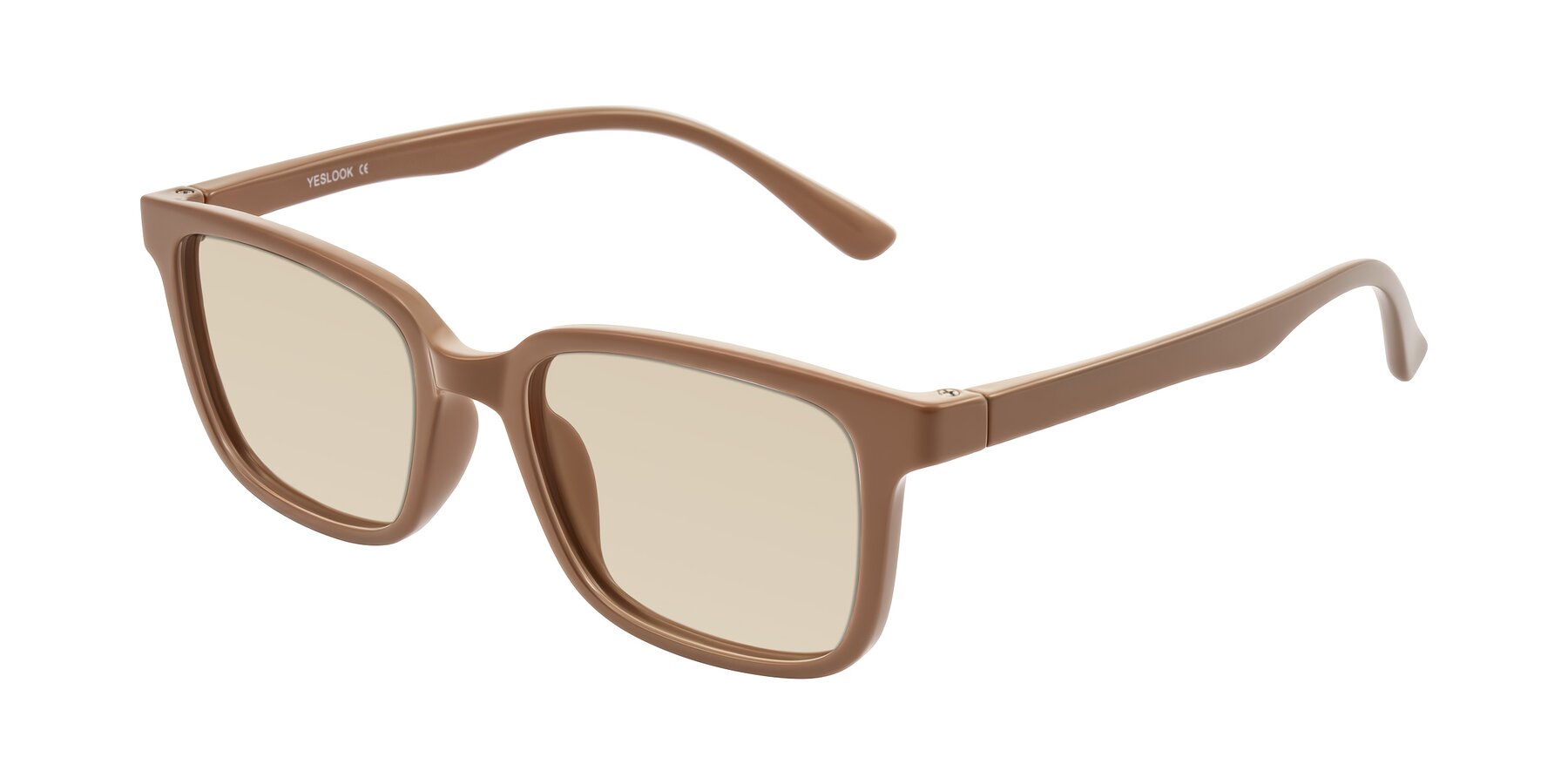 Angle of Joynton in Milk Chocolate with Light Brown Tinted Lenses