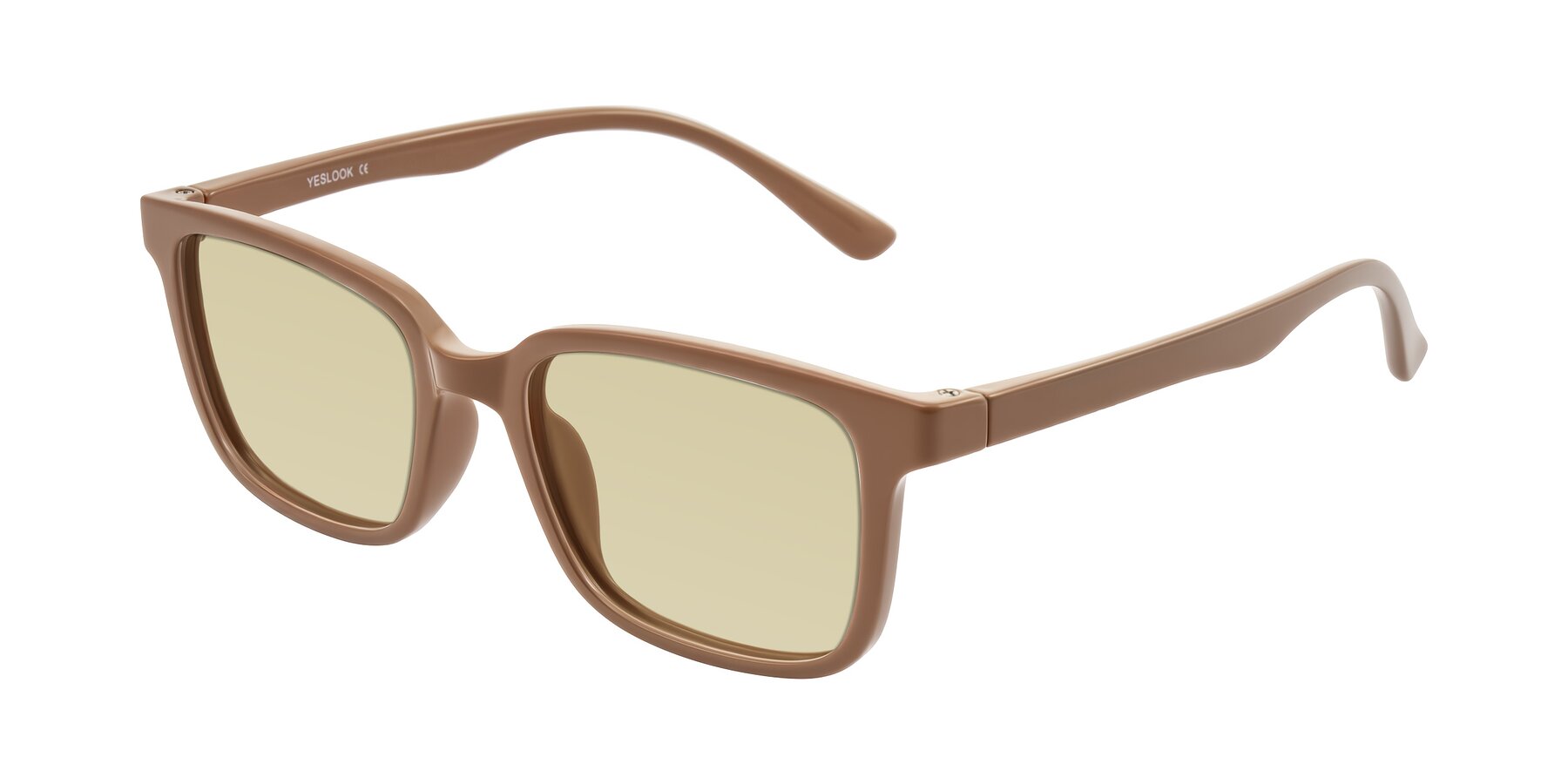 Angle of Joynton in Milk Chocolate with Light Champagne Tinted Lenses